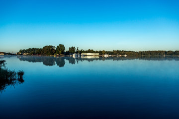 Reflection of a Harbour at de Nieuwe Meer in Amsterdam