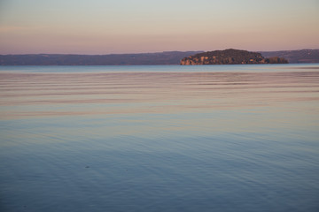 Isola Martana in Lake Bolsena