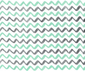 Watercolor stripes background, chevron.