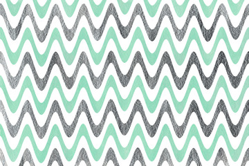 Watercolor stripes background, chevron.