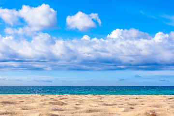 Beach and tropical sea