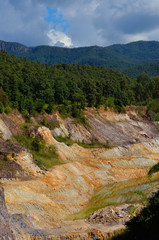 Landscape of Grand Canyon from  View Point in chiangmai , thaila