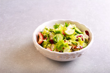 Bowl of fresh salad