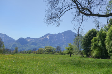 Gebirgslandschaft in Oberbayern