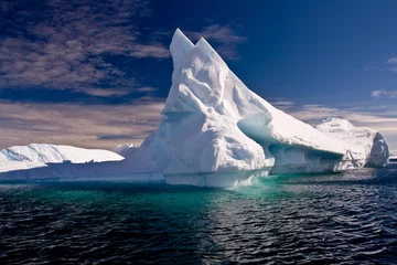 Keuken spatwand met foto Antarctische ijsbergen © Wim