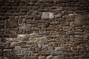 Ancient brown wall