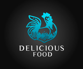 Food Logo and Icon Vector Design