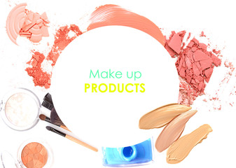 cosmetic promotion with copy space