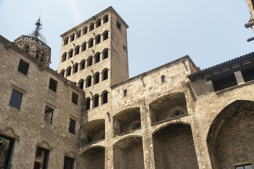 Fototapeta premium Barcelona (Spain): gothic quarter