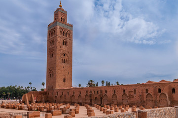 Obraz premium Koutoubia-Moschee in Marrakesch; Marokko