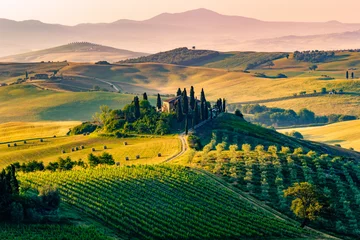 Foto op Plexiglas Toscane Toscane, Italië. Landschap