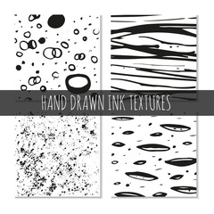 Ink hand drawn textures