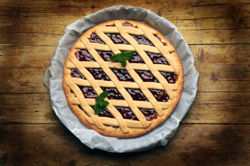 ಕ್ರೊಸ್ಟಾಟಾ Crostata 크로스타타 Tarta italiana Taart 	Italië 