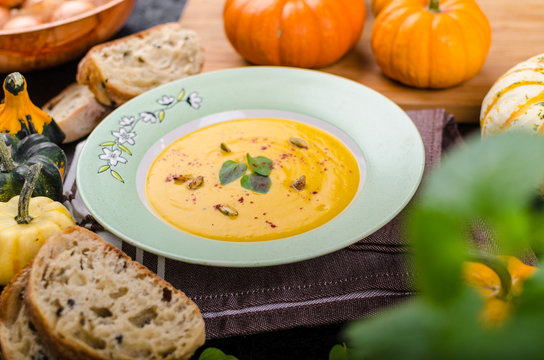 Creamy pumpkin soup