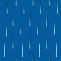 Rain drops seamless pattern vector