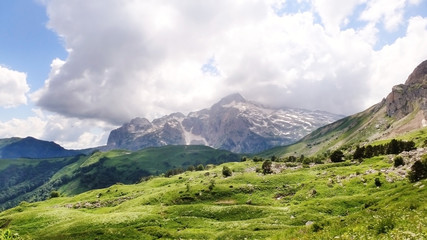 Amazing Caucasus mountains.