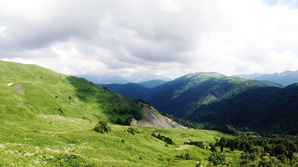 Amazing Caucasus mountains.