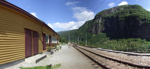 Station Berekvam der Flamsbana