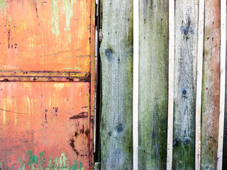 Metal and Wooden texture.