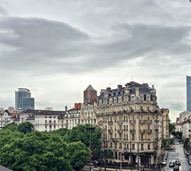 Plakat ciel nuageux - Brotteaux Lyon 2