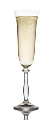 glass of champagne closeup