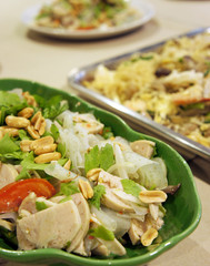 Asia Food Spicy salad