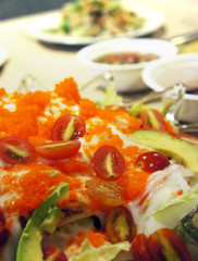 Avocado shrimp salad