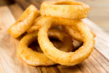 Fast food Homemade Crunchy Fried onion rings