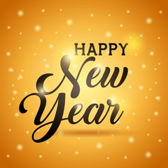 Happy new year card. colorful design. vector illustration