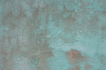 cracked paint on the wall