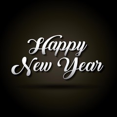 Happy new year card. colorful design. vector illustration