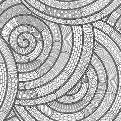 Doodle background in vector with doodles