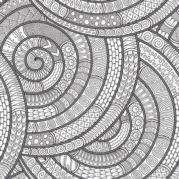 Doodle background in vector with doodles