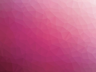 Abstract pink gradient low polygon shaped background