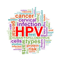 Circular hpv human papillomavirus word tags