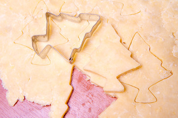 Christmas cookies preparation