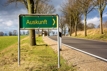 Schild 96 - Auskunft