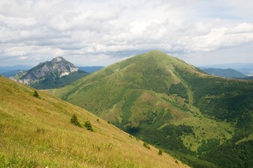 Fototapeta na wymiar Velky Rozsutec in the Mala Fatra mountains, Slovakia