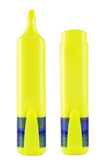 Yellow text highlighter pen