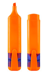 Bright orange text highlighter