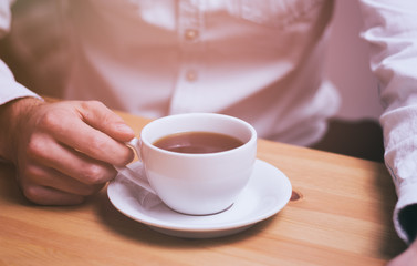 Kaffeepause.