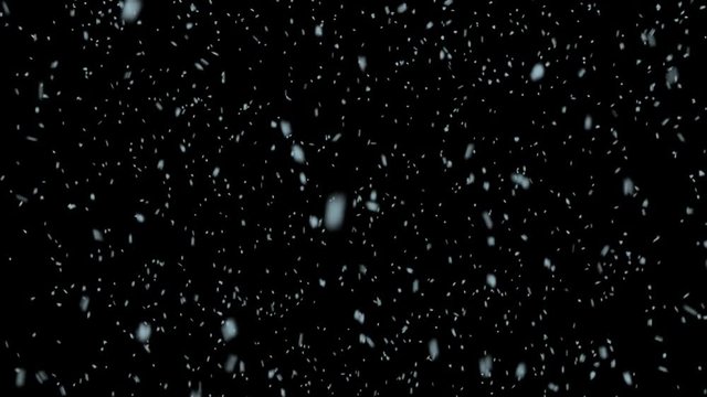 Snow alpha PNG mov. snowflakes on the face. For New Tears Eve and Christmas