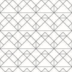 Fototapeta premium Seamless geometric pattern. Vector seamless pattern. Geometric b