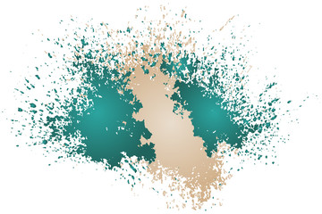 Obraz premium Bright background with splashes. Isolated splashes and blots on