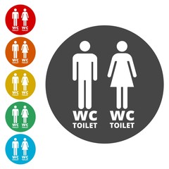 Toilet Symbol set 
