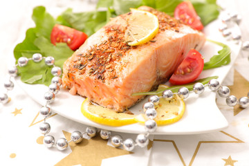 grilled salmon for christmas