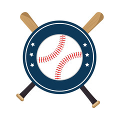 baseball crossed bats icons vector illustration eps 10