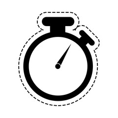 timer clock watch icon vector illustration graphic design