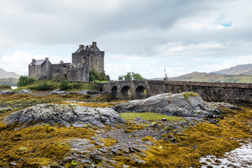 Fototapeta na wymiar Eilean Donan castle in Dornie, Scotland