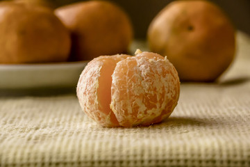 оранжевые мандарины, цитрусовые фрукты